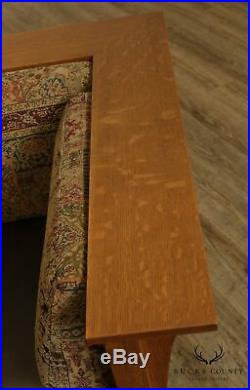 Stickley Mission Collection Oak Prairie Settle Sofa (E)