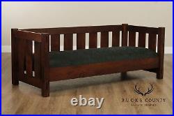 Stickley Mission Collection Oak Settle