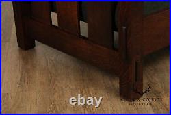 Stickley Mission Collection Oak Settle