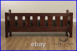 Stickley Mission Collection Oak Settle