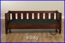 Stickley Mission Collection Oak Settle