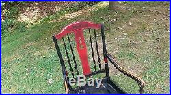 Stickley Quaint Matching Love Seat Chair And Round Table Antique Vintage