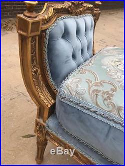 Stunning French Louis XVI Banquette/ Marquis