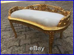 Stunning French Louis XVI Bench/Banquette (FREE SHIPPING)