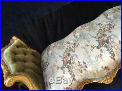 Stunning Louis XVI French Marquis/ Sofa/ Banquette/ Chaise Longue