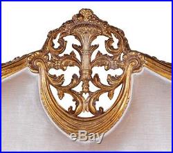 Stunning NEW Custom Made Gold leaf Louis XVI Sofa