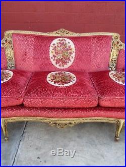 Stunning Vintage Carved Sofa Couch Love Seat Settee Vintage Furniture