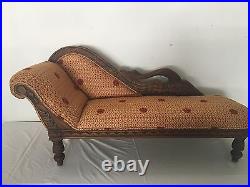 Swan sofa, child size Victorian Fainting Couch-Chaise Lounge