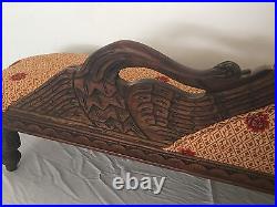 Swan sofa, child size Victorian Fainting Couch-Chaise Lounge