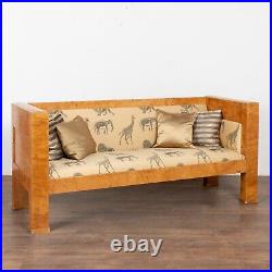 Swedish Birch Biedermeier Sofa Bench, circa 1880-1900