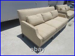 TWO Edward Ferrell Lewis Mittman Custom Three Seat Beachum Sofas PICK UP ONLY FL