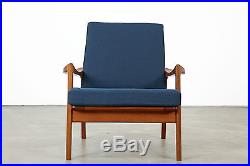 Tove and Edvard Kind-Larsen Easy Chair produced by Gustav Bahus Norway 60s N1