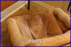 True Vintage Rybo Rykken Kengu Lounge Chair 70er Leather Elsa Solheim