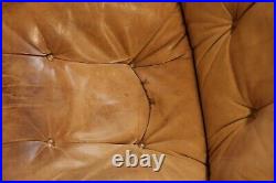 True Vintage Rybo Rykken Kengu Lounge Chair 70er Leather Elsa Solheim