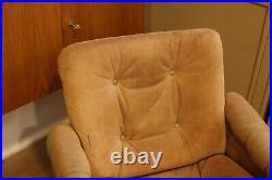 True Vintage Rybo Rykken Kengu Lounge Chair 70er Leder Elsa Solheim Loungechair