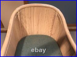 VINTAGE AUTHENTIC McGUIRE SAN FRANCISCO RATTAN / BAMBOO SWIVEL CHAIRS HEAVY