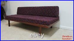 VTG Scandinavian Walnut Day Bed Sofa Couch Custom Ventura fabric Robert Lester B