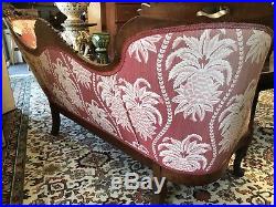 Victorian Carved Sofa Settee