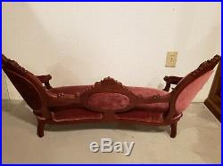 Victorian Couch and chair salesman sample
