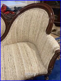 Victorian Reproduction Settee, Exc Cond