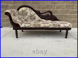 Victorian Style Swan Fainting Couch Chaise Lounge