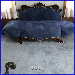 Victorian fainting couch. Both arms are adjustable