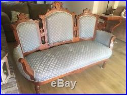 Victorian furniture antique sofa
