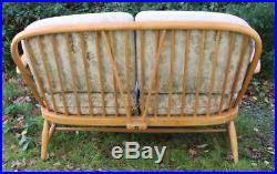 Vintage 1960s Ercol Windsor Blonde 2 Seater Sofa, Model No. 334