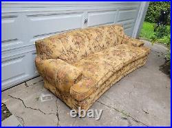 Vintage'50s Style Mid-century Sofa Couch Reupholstered Great Condition