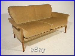 Vintage 60's Loveseat Settee Sofa Mid Century Danish Modern Wegner/Olsen Era