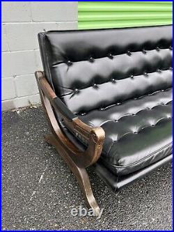 Vintage 60's Tufted Sofa & Lounge Chairs Living Room Set Mid Century Furniture