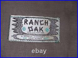 Vintage A. Brandt Ranch Oak Sofa Original Fort Worth Tx USA