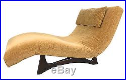 Vintage Adrian Pearsall Craft Assoc Double Wave Chaise Lounge Mid Century Modern