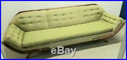Vintage Adrian Pearsall Craft Associates Mid Century Modern Sofa Green