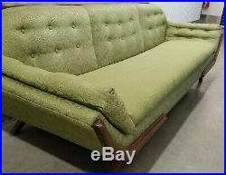 Vintage Adrian Pearsall Craft Associates Mid Century Modern Sofa Green