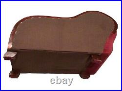 Vintage Antique Salesman Sample Doll Size Chaise Lounge Fainting Couch