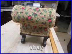 Vintage Antique Salesman Sample Miniature Doll Size Chaise Lounge Fainting Couch