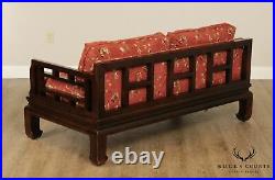 Vintage Asian Inspired James Mont Style Sofa (A)