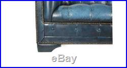 Vintage Chesterfield Sofa- Blue