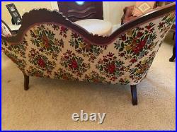 Vintage Early 1800s Victorian Style Sofa and 2 Chairs EXCELLENT CONDITION