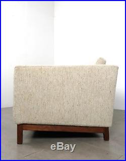 Vintage Folke Ohlsson Dux Teak Sofa Tweed Mid Century Danish Modern Rare 1960's