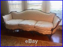 Vintage French Living Room sofa couch Vintage French Sofa couch & chair set