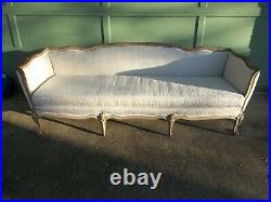 Vintage French Provincial Shabby Chic Sofa Couch 84 Single Cushion