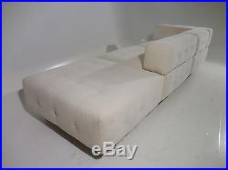 Vintage Harvey Probber Modular Tufted Cube Free Standing Daybed/Chaise/Sofa