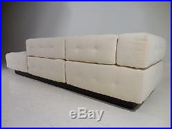 Vintage Harvey Probber Modular Tufted Cube Free Standing Daybed/Chaise/Sofa