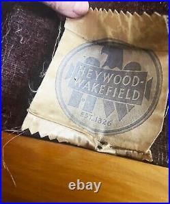Vintage Heywood Wakefield Cane Sofa And Chair
