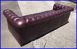 Vintage High Quality Chesterfield Leather Sofa
