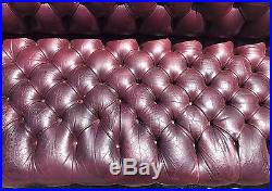 Vintage High Quality Chesterfield Leather Sofa