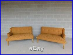 Vintage Mid Century 2 Section Sofa