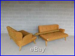 Vintage Mid Century 2 Section Sofa